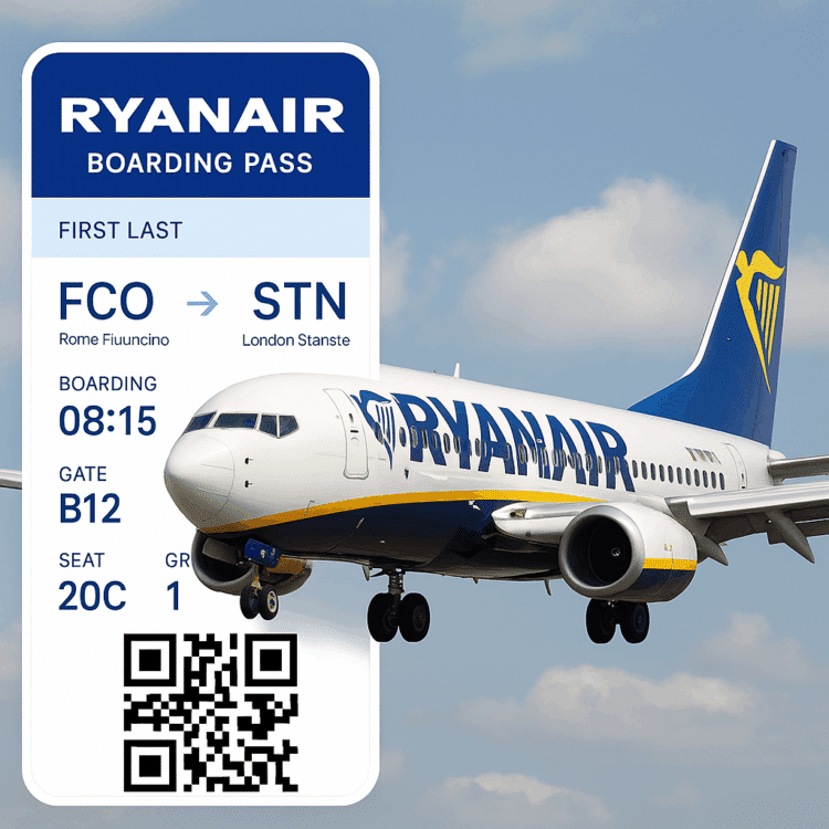 Ryanair-ი ცვლის რეგულაციებს: ბარათის ნაცვლად მხოლოდ ციფრული ბორტის პასია საჭირო