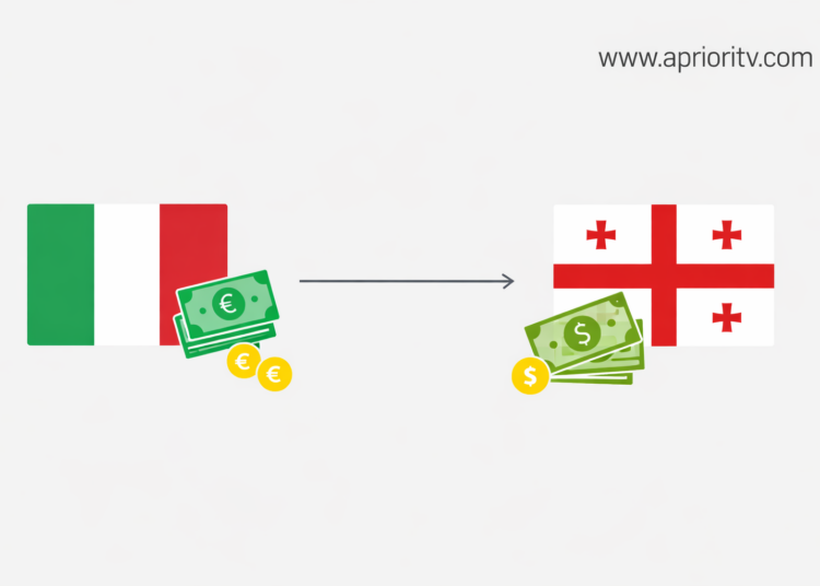 ექსკლუზივი: საქართველო იტალიის ფულადი გზავნილების „ტოპ ხუთეულშია“ – ნახევარმილიარდიანი რეკორდი!