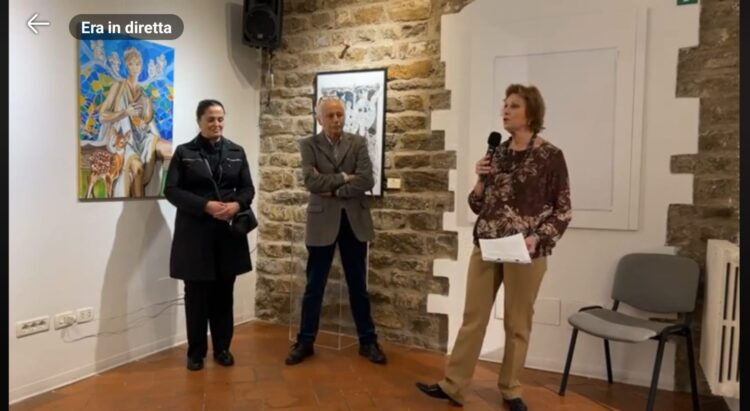 ფლორენციაში, დანტეს სახლში ქართველი ემიგრანტი მხატვრის – ირმა ცინცაძის პერსონალური გამოფენა გაიხსნა